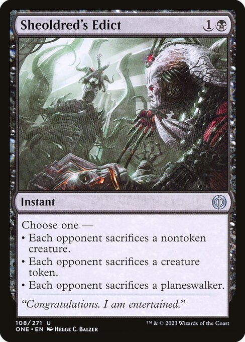 Sheoldred's Edict - Nonfoil