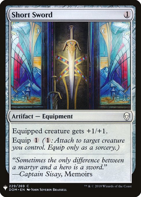 Short Sword - Nonfoil
