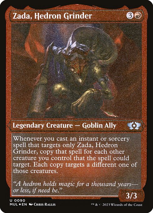 Zada, Hedron Grinder - Etched