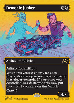 Demonic Junker (Borderless - Gold Foil)