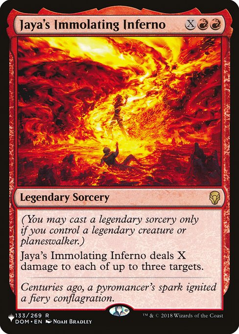 Jaya's Immolating Inferno - Nonfoil