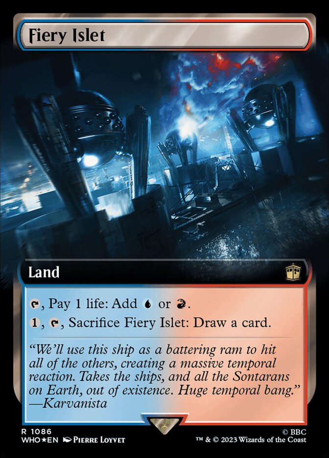 Fiery Islet (Extended Art - Surge Foil)