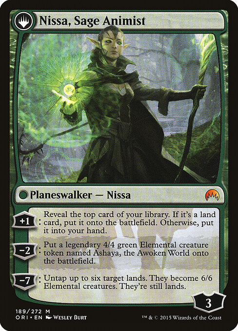 Nissa, Sage Animist (back)