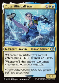 Tidus, Blitzball Star