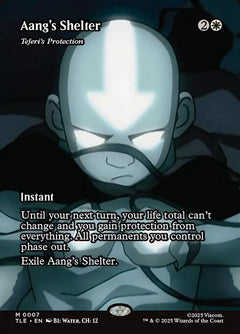 Teferi's Protection [Aang's Shelter] (Borderless - Source Material)