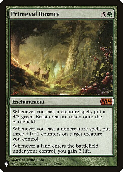 Primeval Bounty - Nonfoil