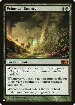 Primeval Bounty (M14-190)