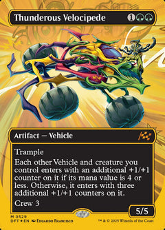 Thunderous Velocipede (Borderless - Gold Foil)