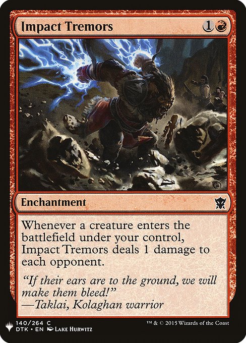 Impact Tremors - Nonfoil