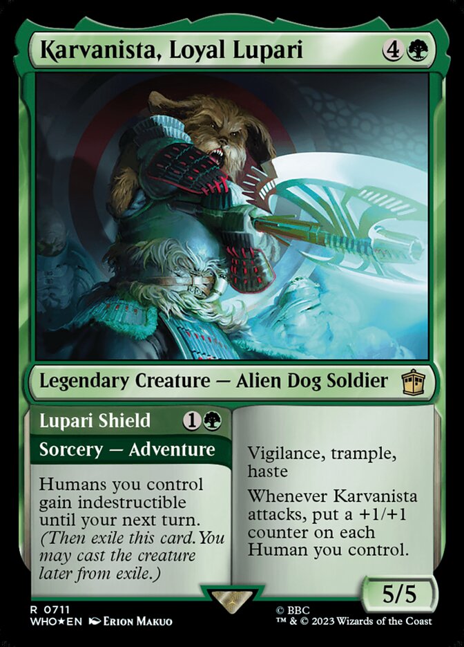 Karvanista, Loyal Lupari // Lupari Shield (Surge Foil)