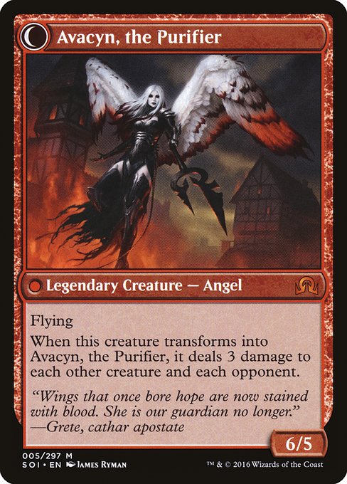 Avacyn, the Purifier (back)