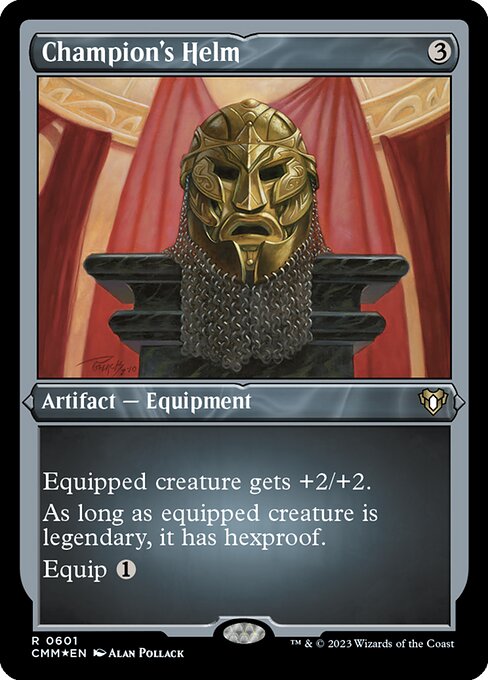 Champion's Helm - Etched