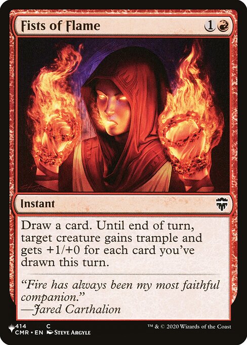 Fists of Flame - Nonfoil
