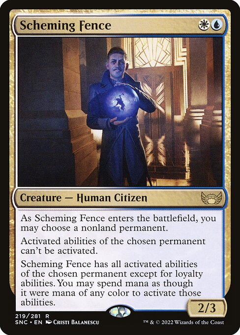 Scheming Fence - Nonfoil