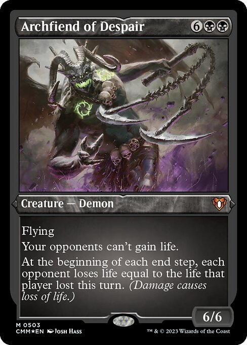 Archfiend of Despair - Etched