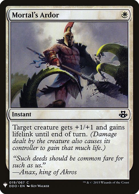 Mortal's Ardor - Nonfoil