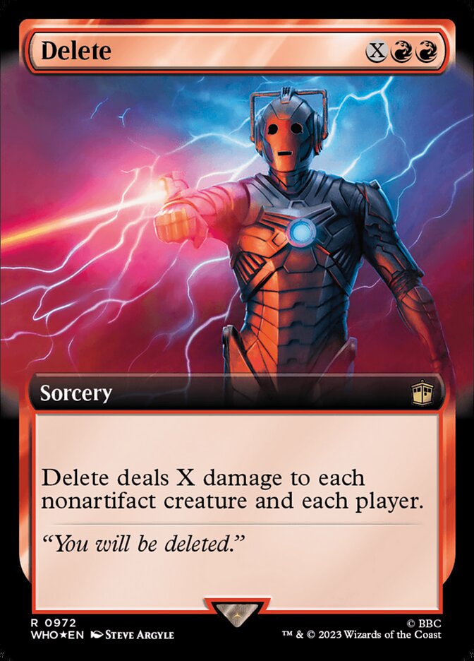Delete (Extended Art - Surge Foil)
