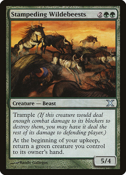 Stampeding Wildebeests - Nonfoil