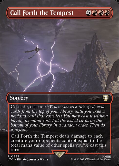 Call Forth the Tempest - Foil
