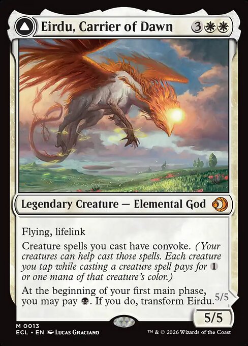 Eirdu, Carrier of Dawn // Isilu, Carrier of Twilight - Nonfoil