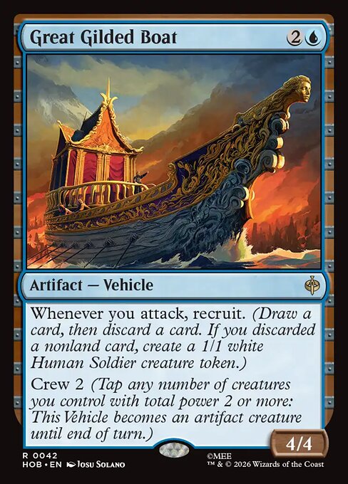Great Gilded Boat