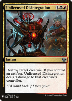 Unlicensed Disintegration (KLD-187)