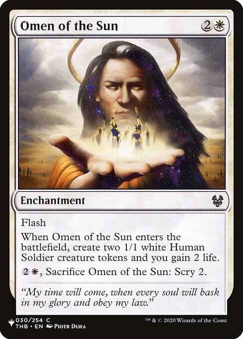 Omen of the Sun - Nonfoil