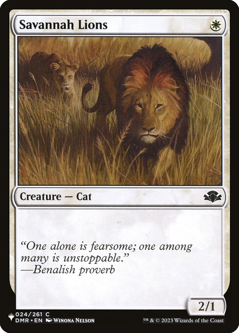 Savannah Lions - Nonfoil