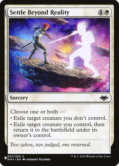 Settle Beyond Reality (MH1-27)