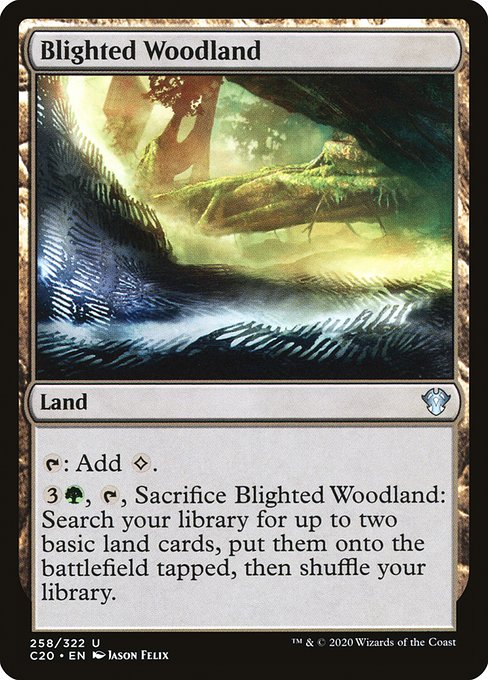Blighted Woodland - Nonfoil
