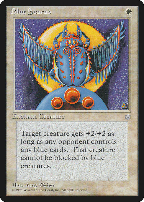 Blue Scarab - Nonfoil