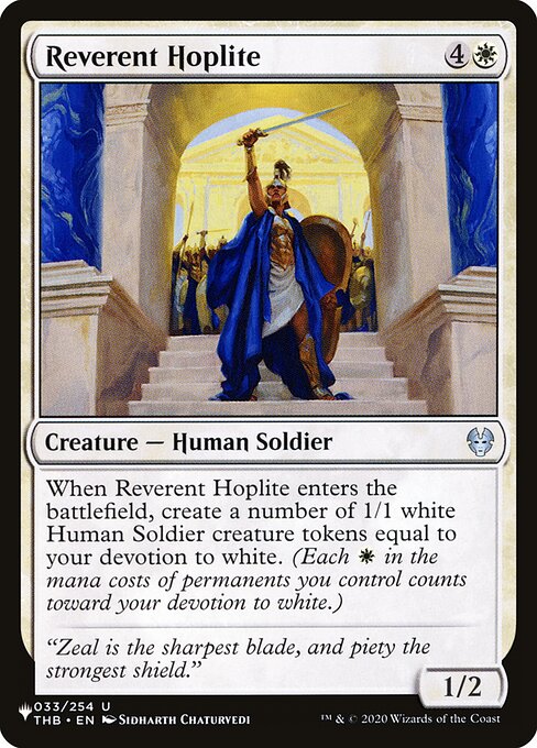 Reverent Hoplite - Nonfoil