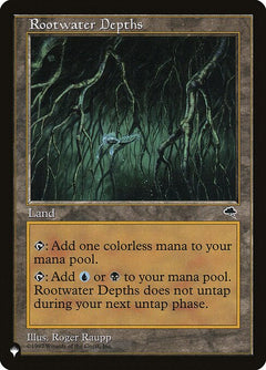 Rootwater Depths (TMP-323)