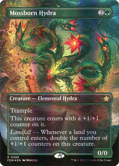 Mossborn Hydra (Borderless - Mana Foil)