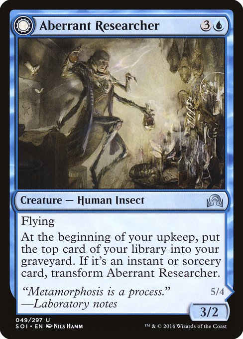 Aberrant Researcher // Perfected Form - Nonfoil