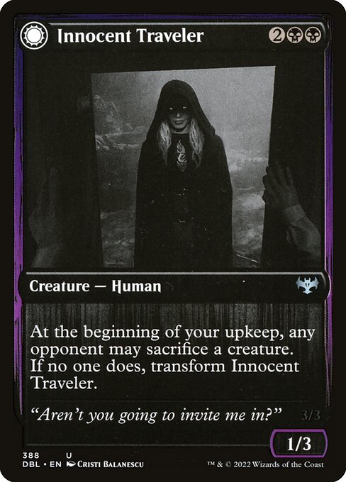 Innocent Traveler // Malicious Invader - Nonfoil