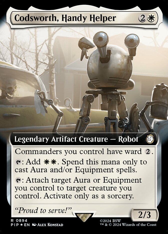 Codsworth, Handy Helper (Extended Art - Surge Foil)