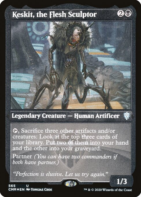 Keskit, the Flesh Sculptor - Etched