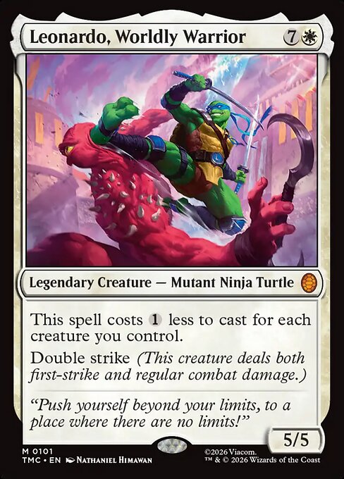 Leonardo, Worldly Warrior - Nonfoil