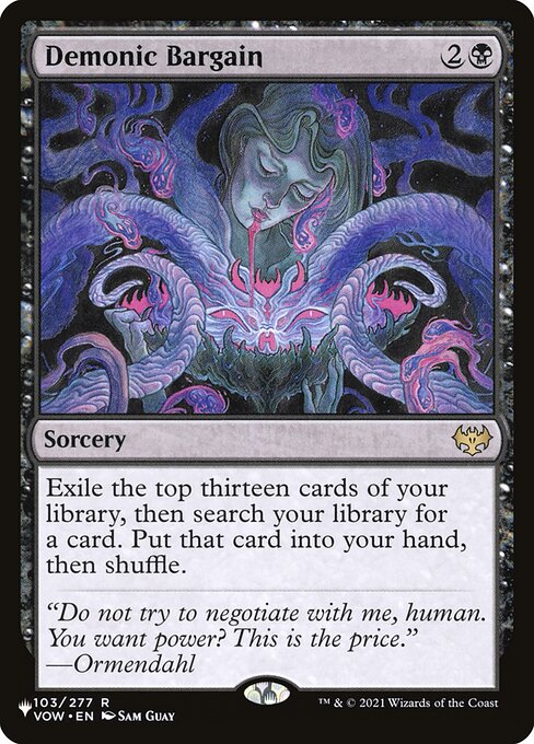 Demonic Bargain - Nonfoil
