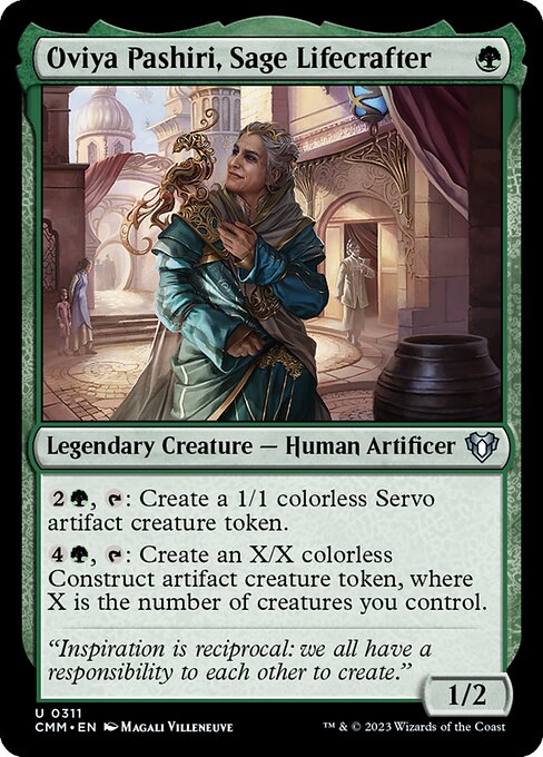 Oviya Pashiri, Sage Lifecrafter - Nonfoil