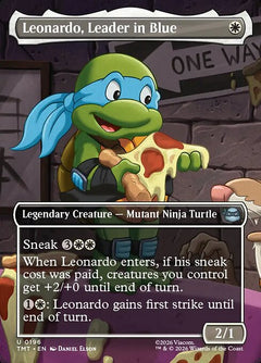 Leonardo, Leader in Blue (Borderless - Scene)