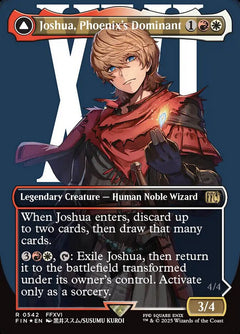 Joshua, Phoenix's Dominant // Phoenix, Warden of Fire (Borderless - Surge Foil)