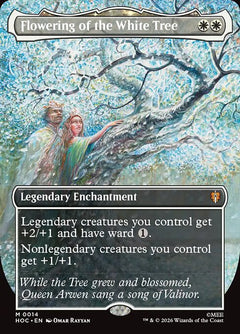 Flowering of the White Tree (Classic Artist Borderless)