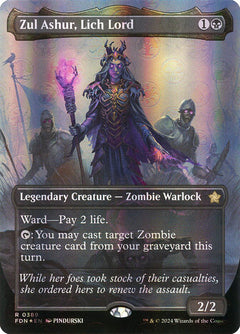 Zul Ashur, Lich Lord (Borderless - Mana Foil)