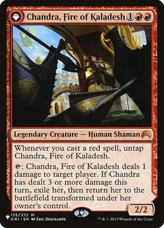 Chandra, Fire of Kaladesh // Chandra, Roaring Flame (ORI-135)