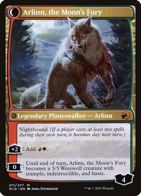 Arlinn, the Moon's Fury (back)