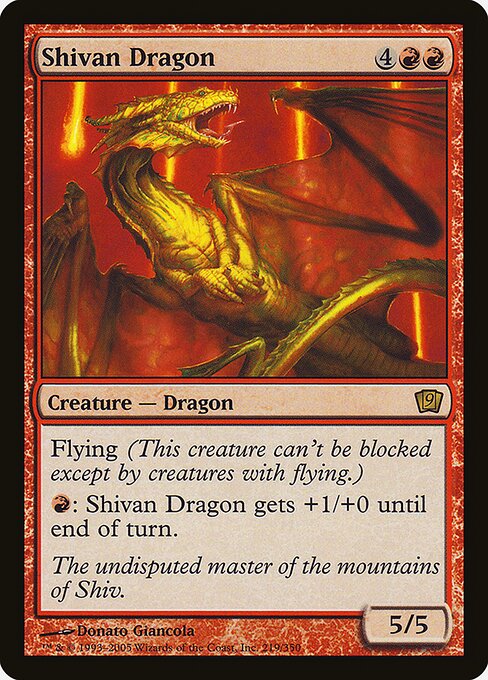 Shivan Dragon - Foil