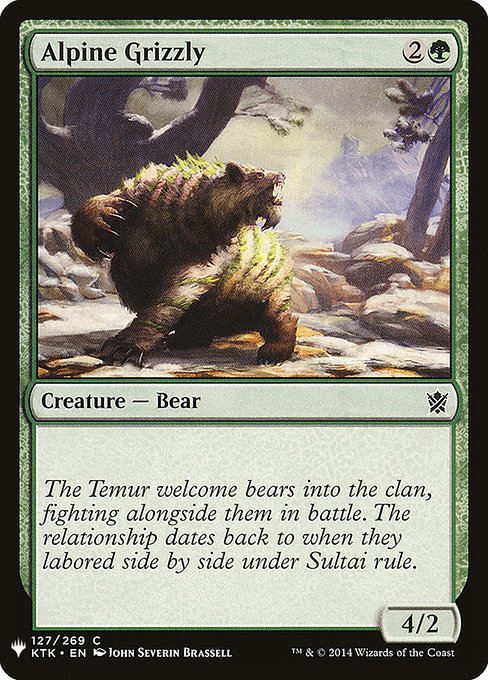 Alpine Grizzly - Nonfoil