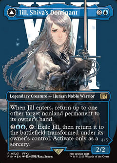 Jill, Shiva's Dominant // Shiva, Warden of Ice (Borderless - Surge Foil)